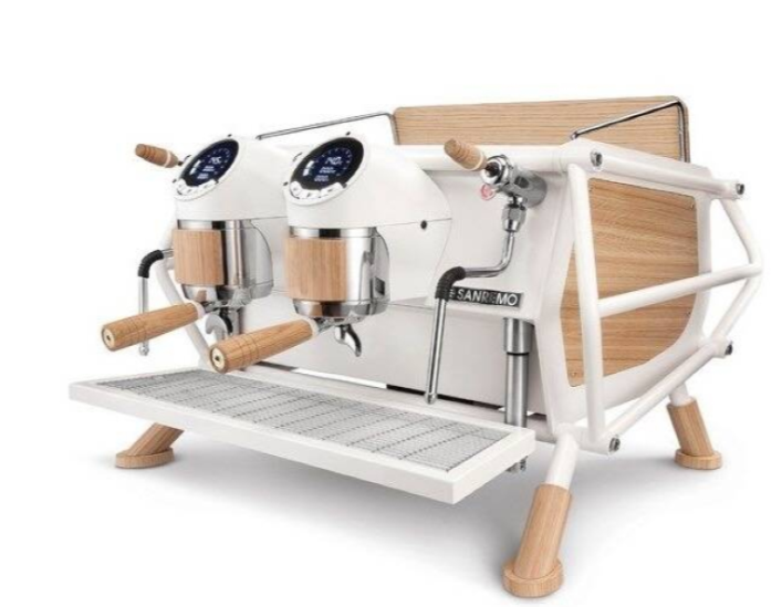 Кофемашина автоматическая SANREMO Cafe Racer Custom White & Wood 2Gr Standard Автоматические выключатели