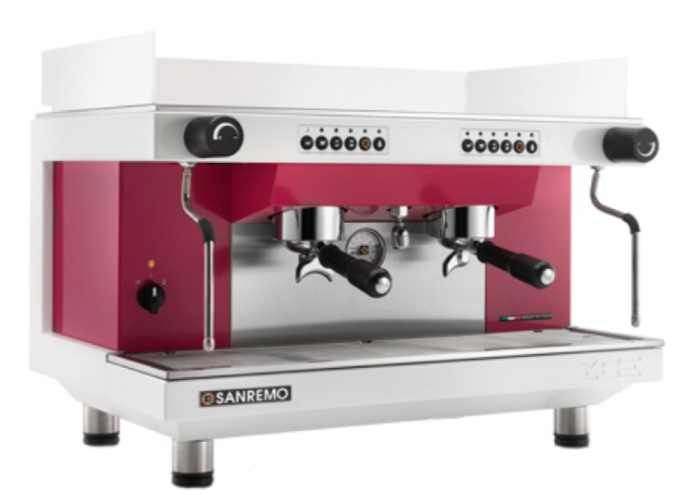 Кофемашина бело-красная SANREMO Zoe Sap White & Red 2Gr Прочее