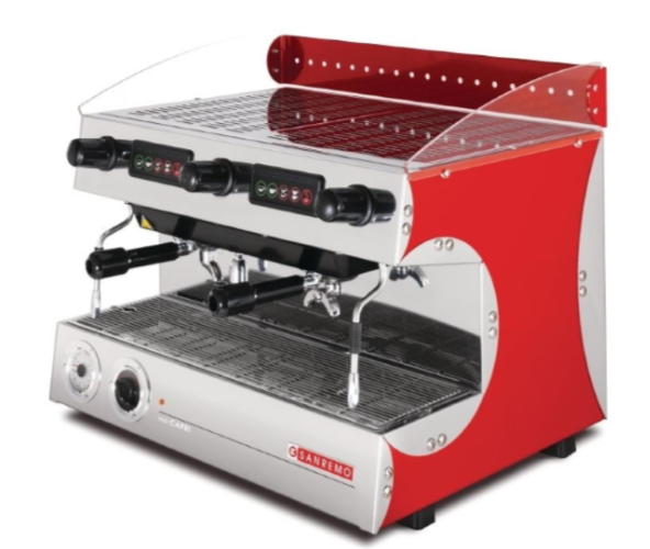 Кофемашина красная SANREMO Capri Sed DLX Red 2Gr Кофеварки